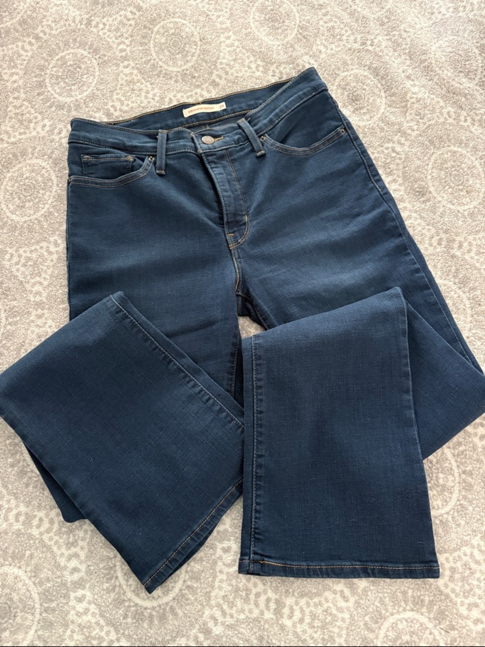 Levi Women’s Dark Blue Denim Jeans - 315 Shaping Bootcut